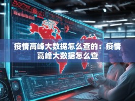 疫情高峰大数据怎么查的：疫情高峰大数据怎么查
