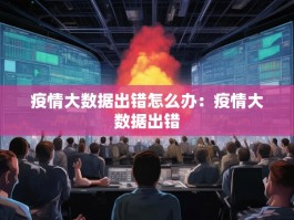 疫情大数据出错怎么办：疫情大数据出错