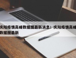 庆阳疫情高峰数据图最新消息；庆阳疫情高峰数据图最新