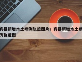 宾县新增本土病例轨迹图片；宾县新增本土病例轨迹图