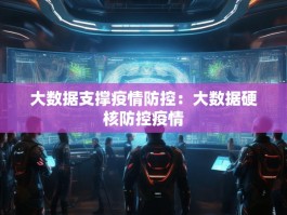 大数据支撑疫情防控：大数据硬核防控疫情