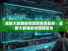 成都大数据疫情跟踪报告最新：成都大数据疫情跟踪报告