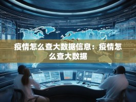 疫情怎么查大数据信息：疫情怎么查大数据