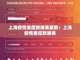 上海疫情重症数据表最新：上海疫情重症数据表