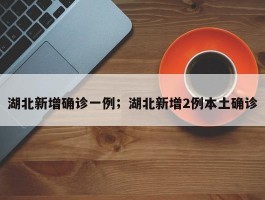 湖北新增确诊一例；湖北新增2例本土确诊