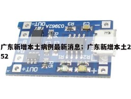 广东新增本土病例最新消息；广东新增本土252