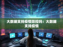 大数据支持疫情防控吗：大数据支持疫情
