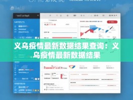 义乌疫情最新数据结果查询：义乌疫情最新数据结果