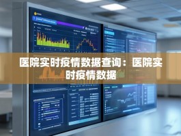 医院实时疫情数据查询：医院实时疫情数据
