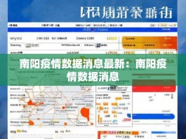 南阳疫情数据消息最新：南阳疫情数据消息