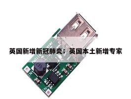 英国新增新冠肺炎；英国本土新增专家