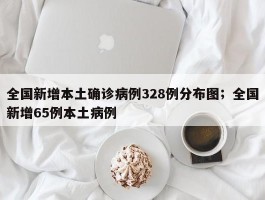 全国新增本土确诊病例328例分布图；全国新增65例本土病例
