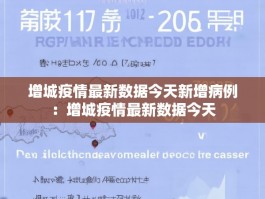 增城疫情最新数据今天新增病例：增城疫情最新数据今天
