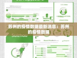 苏州的疫情数据最新消息：苏州的疫情数据