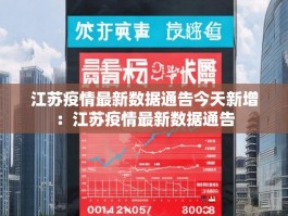 江苏疫情最新数据通告今天新增：江苏疫情最新数据通告
