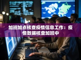 加班加点核查疫情信息工作：疫情数据核查加班中