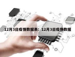 12月3日疫情数据表；12月3日疫情数据