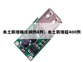 本土新增确诊病例4例；本土新增超400例