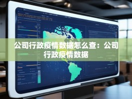 公司行政疫情数据怎么查：公司行政疫情数据