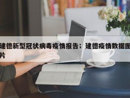 建德新型冠状病毒疫情报告；建德疫情数据图片