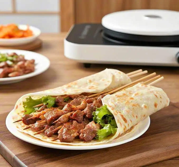 淄博烧烤小饼机器__淄博烧烤饼怎么做